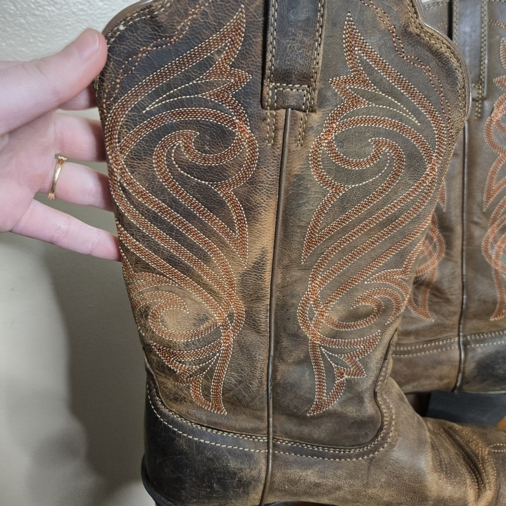 Ariat Round Up R Toe Western Boot - Picture 7 of 12